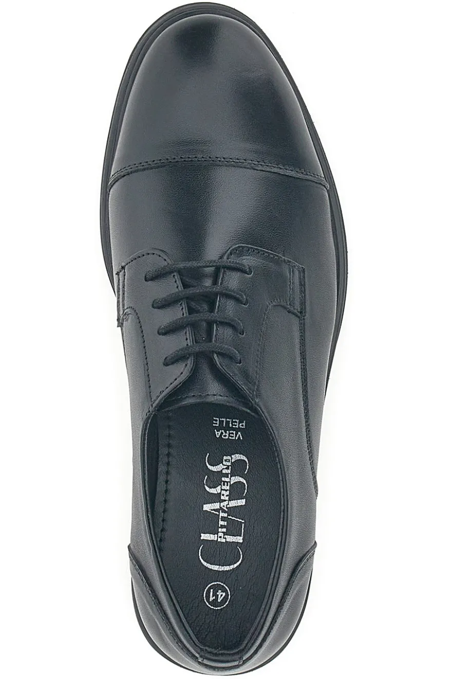 Scarpe eleganti nere stringate in vera pelle Pittarello class 2012