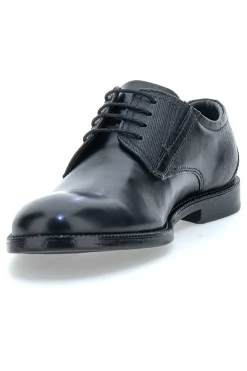 Scarpe eleganti nere stringate in vera pelle Pittarello class 615