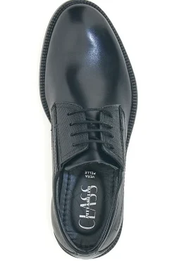 Scarpe eleganti nere stringate in vera pelle Pittarello class 615