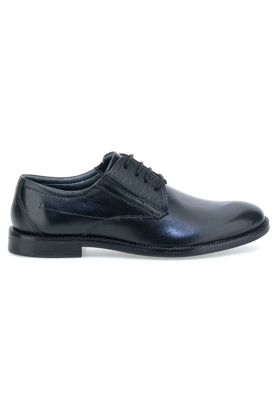 Scarpe eleganti nere stringate in vera pelle Pittarello class 615