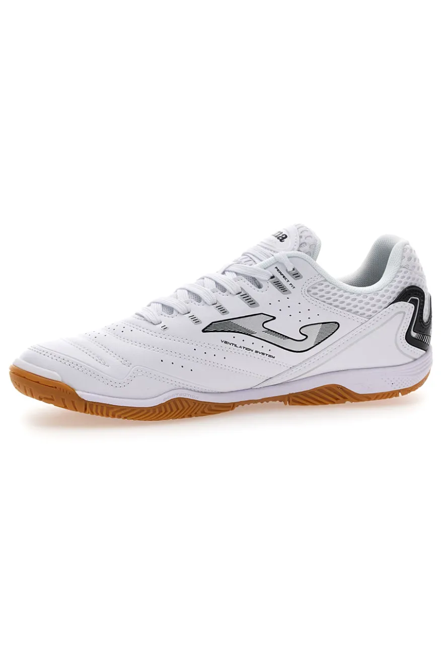 Scarpe futsal bianche con suola indoor Joma Maxima 2502