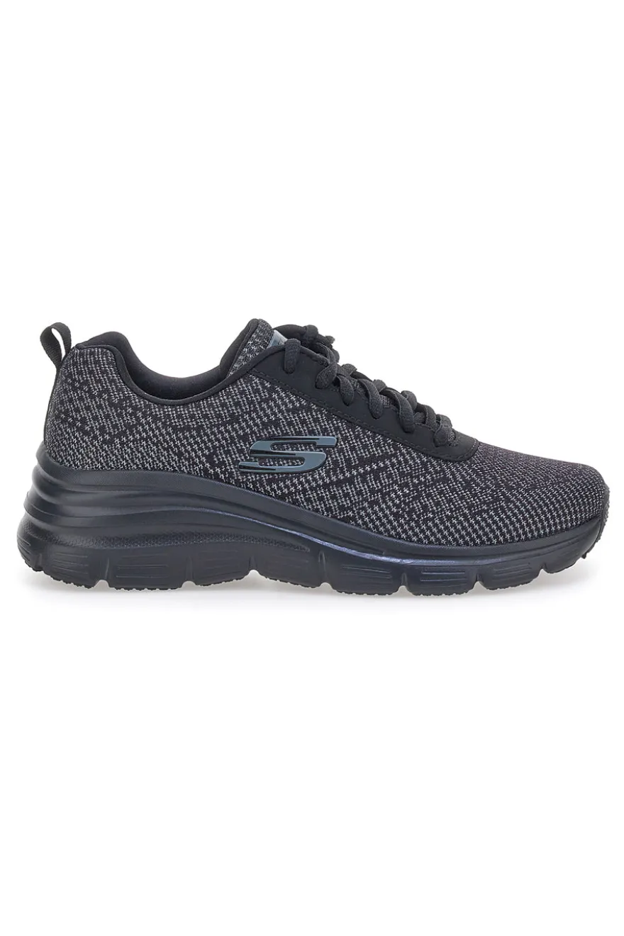 Scarpe grigie in mesh con Memory Foam Skechers Fashion Fit Bold Boundaries