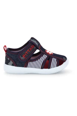 Scarpe in tessuto blu e rosse con pallone Pitt Kids 2242876