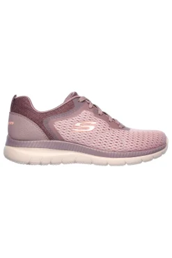 Scarpe lavanda leggere in mesh con Memory Foam Skechers Bountiful Quick Path
