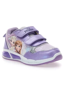 Scarpe lilla con luci e stampa Frozen D4310711S
