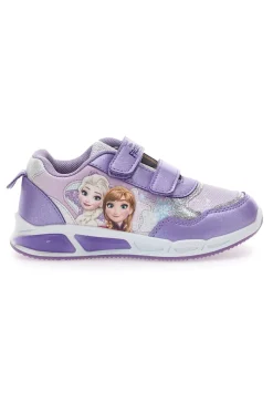 Scarpe lilla con luci e stampa Frozen D4310711S
