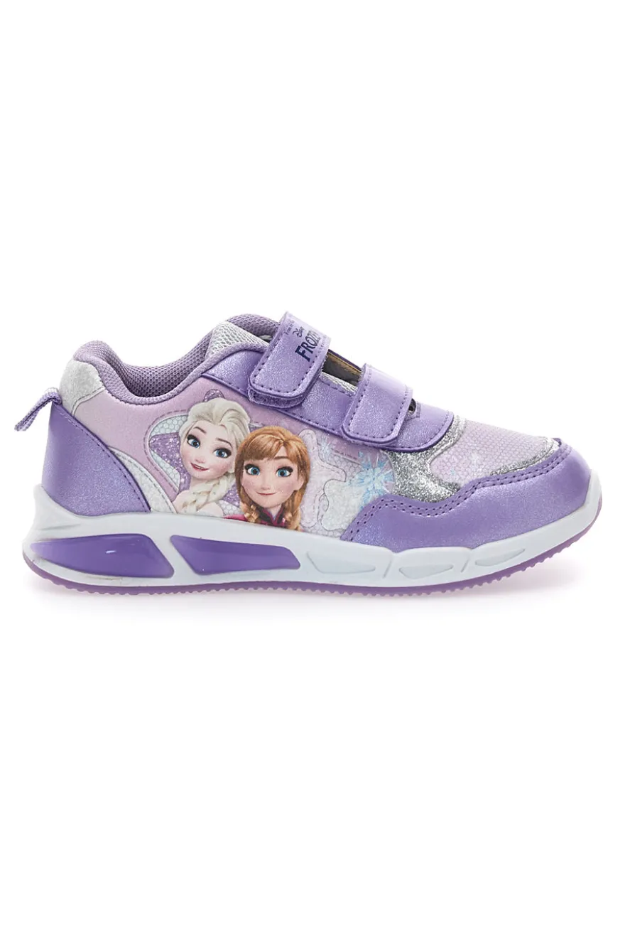 Scarpe lilla con luci e stampa Frozen D4310711S