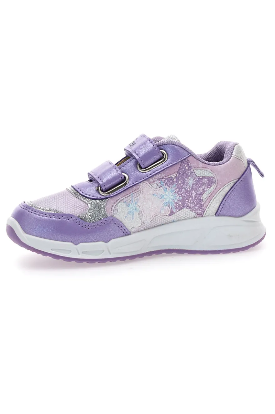 Scarpe lilla con luci e stampa Frozen D4310711S