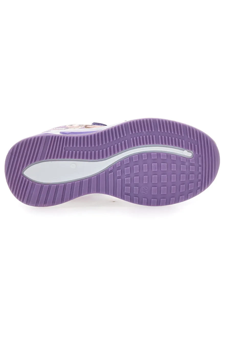 Scarpe lilla con luci e stampa Frozen D4310711S