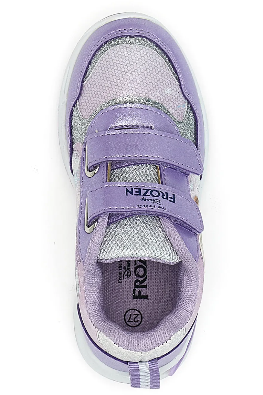 Scarpe lilla con luci e stampa Frozen D4310711S