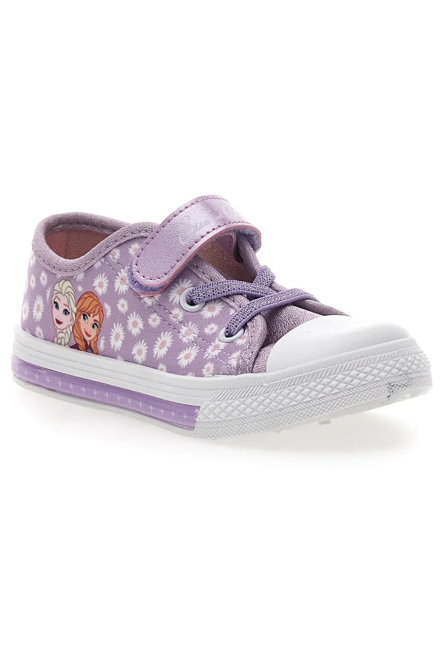 Scarpe lilla con luci e stampa Frozen 19FII5N07LA