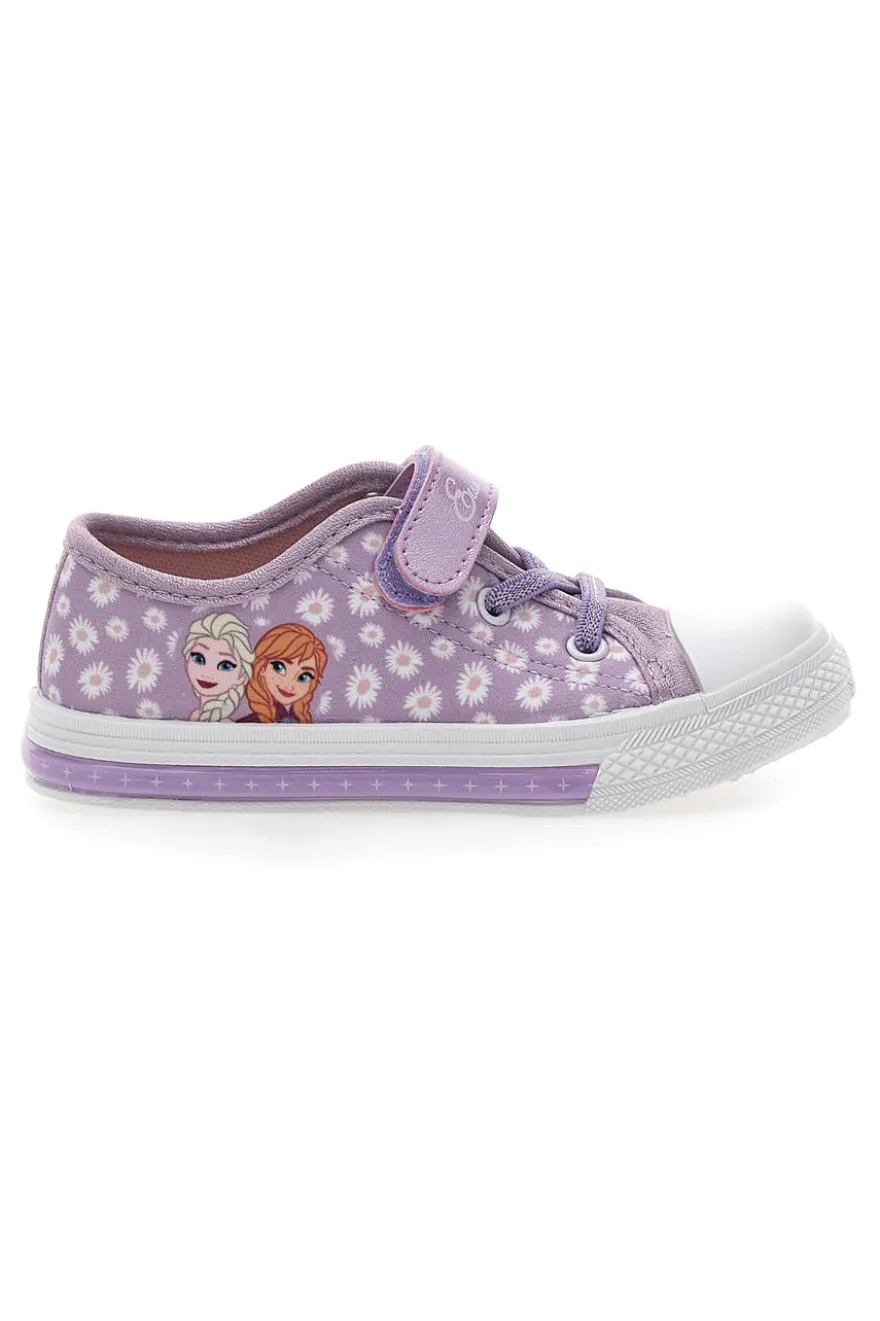 Scarpe lilla con luci e stampa Frozen 19FII5N07LA