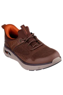 Scarpe marroni con calzata slip on Skechers Arch Fit Crosser Emeric