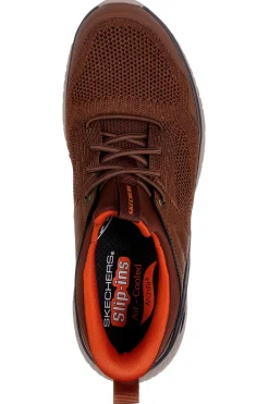 Scarpe marroni con calzata slip on Skechers Arch Fit Crosser Emeric