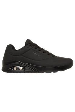 Scarpe nere con airbag visibile e Memory Foam Skechers UNO STAND ON AIR