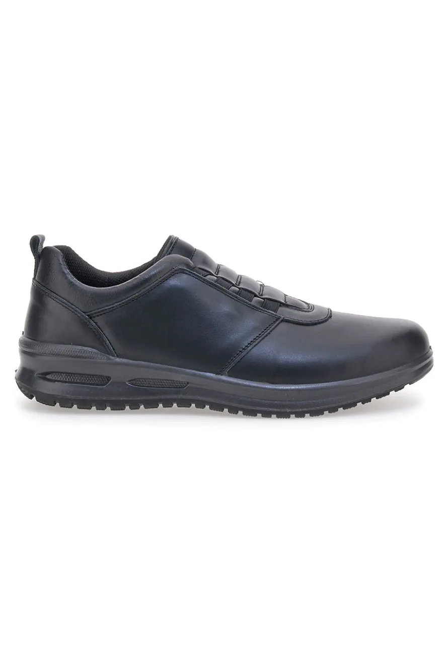 Scarpe nere con elastici frontali Made in Italy MARCO BRANDI 37
