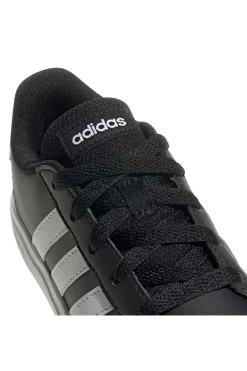 Scarpe nere con strisce bianche in materie sintetiche Adidas Grand Court 2 K