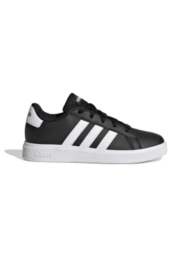 Scarpe nere con strisce bianche in materie sintetiche Adidas Grand Court 2 K