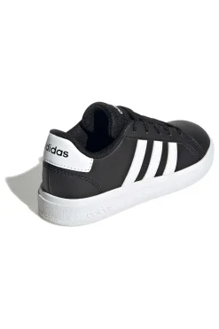 Scarpe nere con strisce bianche in materie sintetiche Adidas Grand Court 2 K