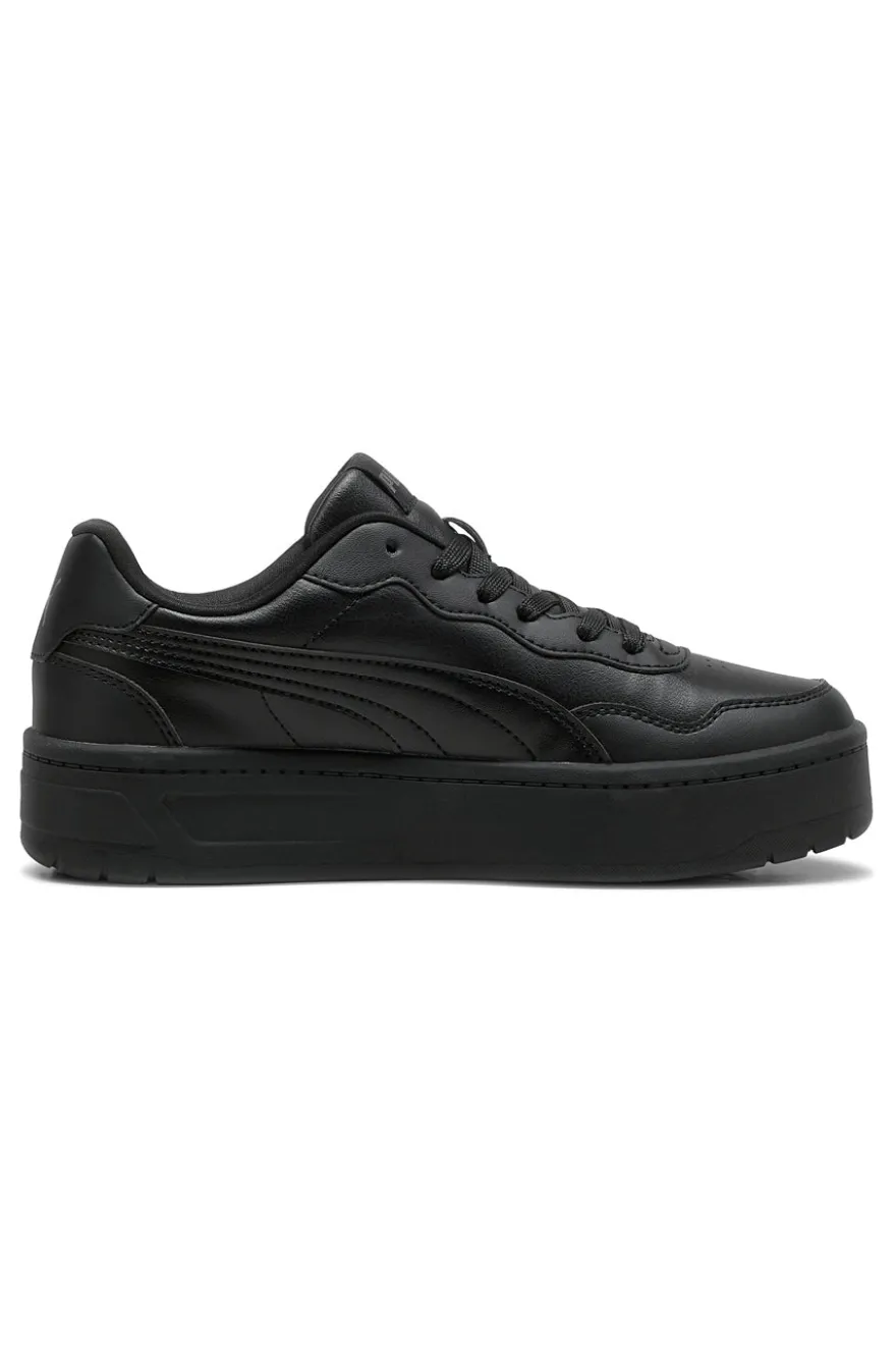 Scarpe nere con suola platform Puma Court Lally Skye
