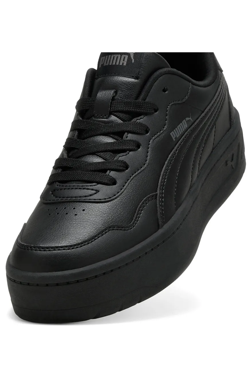 Scarpe nere con suola platform Puma Court Lally Skye