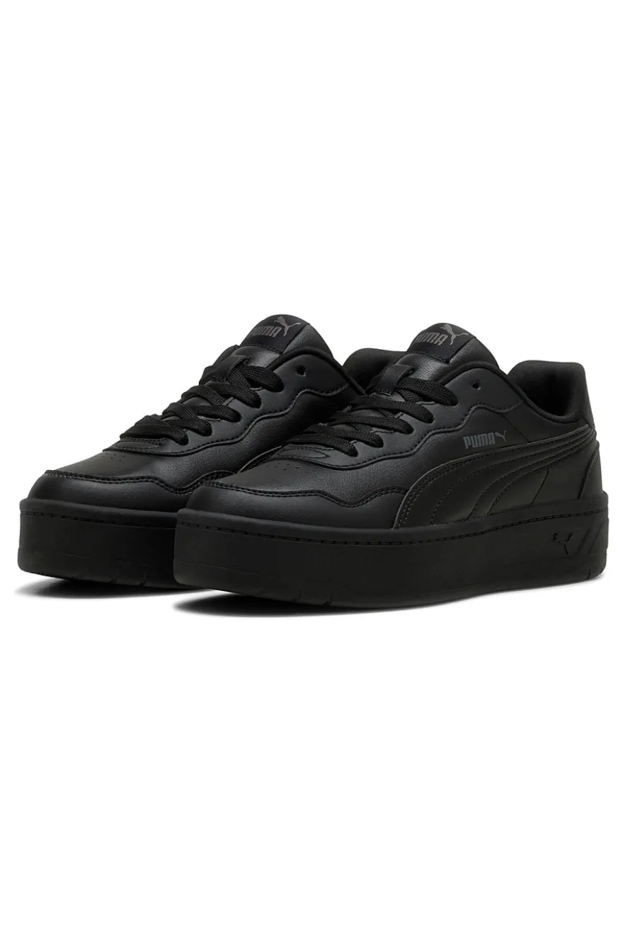 Scarpe nere con suola platform Puma Court Lally Skye