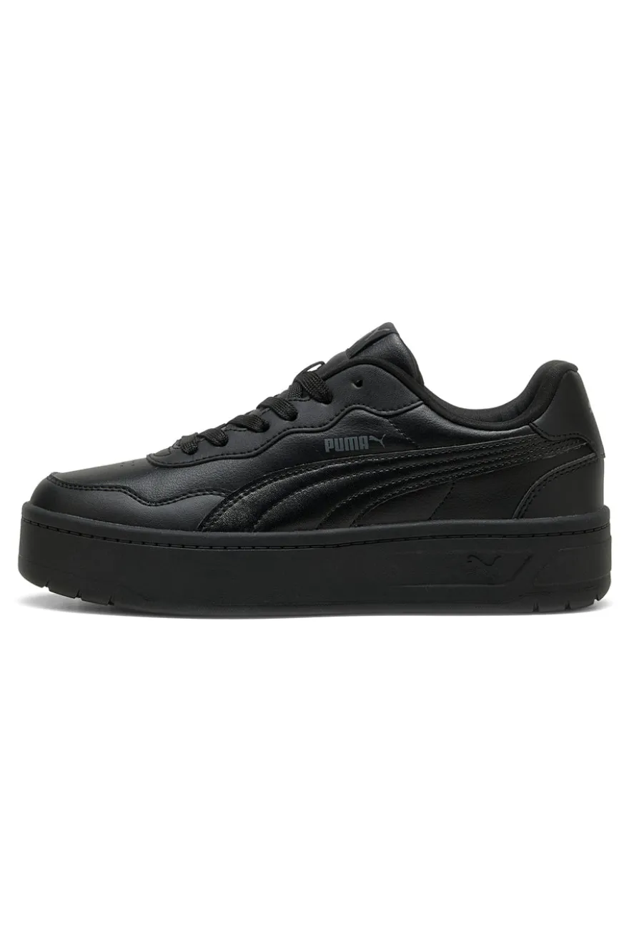 Scarpe nere con suola platform Puma Court Lally Skye