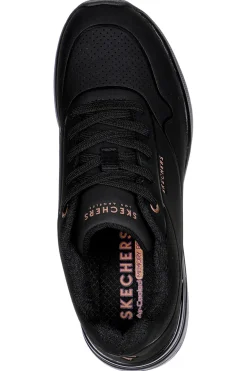 Scarpe nere con zeppa e suola Air Skechers Million Air Elevated Air