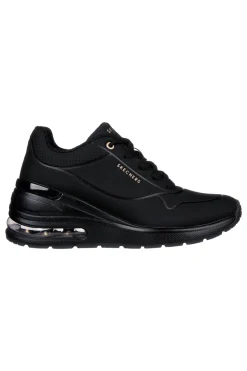 Scarpe nere con zeppa e suola Air Skechers Million Air Elevated Air