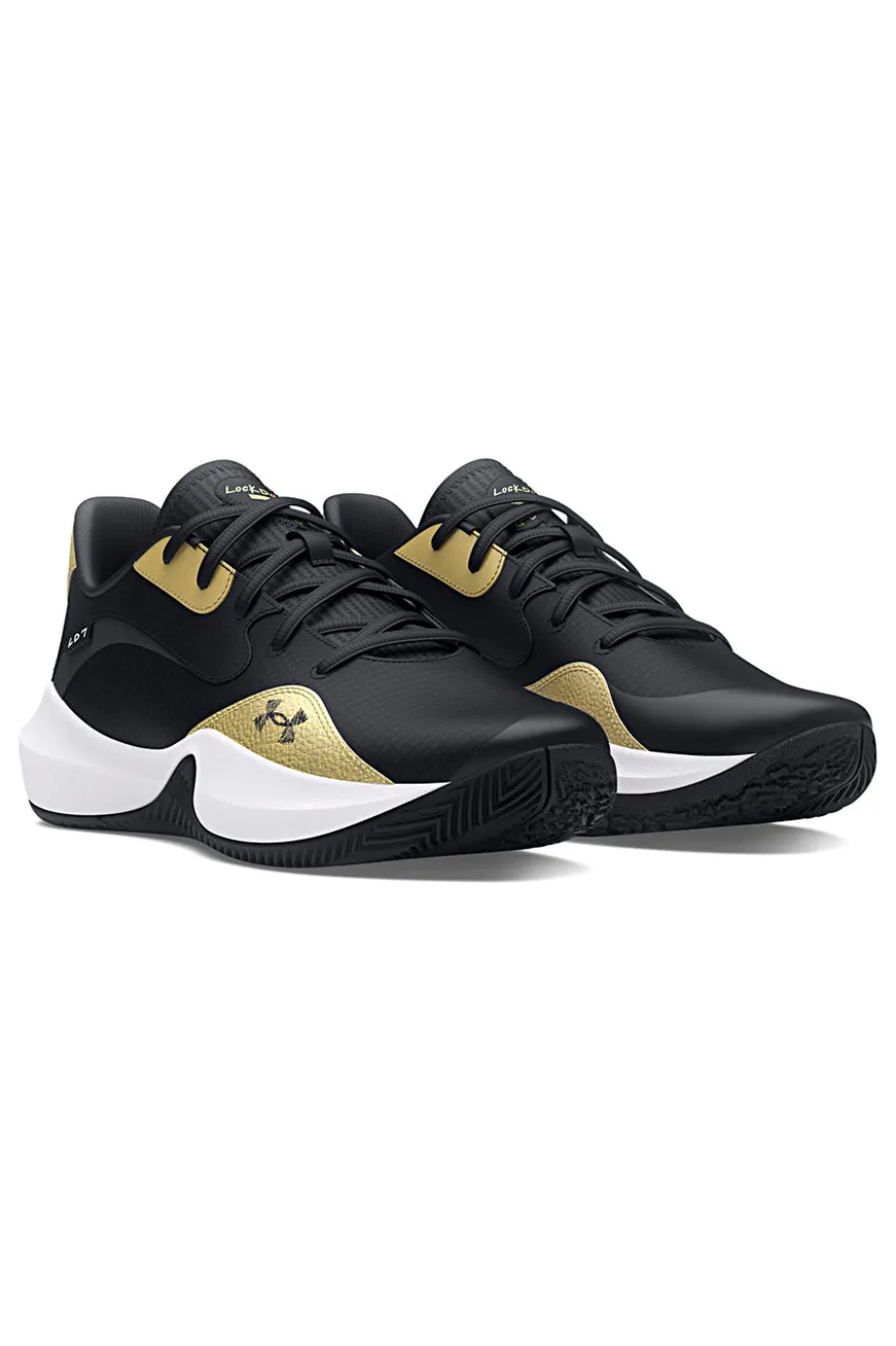 Scarpe nere e oro con suola ammortizzata Under Armour 3027646 001