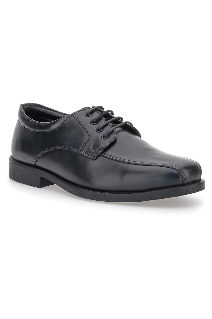 Scarpe nere eleganti stringate in pelle Claremorris 01CROSS