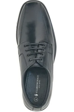 Scarpe nere eleganti stringate in pelle Claremorris 01CROSS