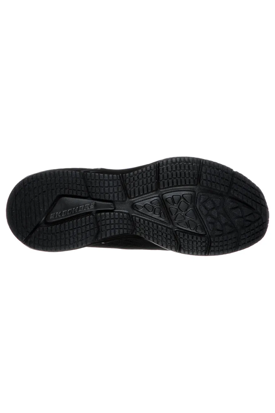 Scarpe nere in mesh con Air Cooled Memory Foam Skechers Dyna-Air Pelland