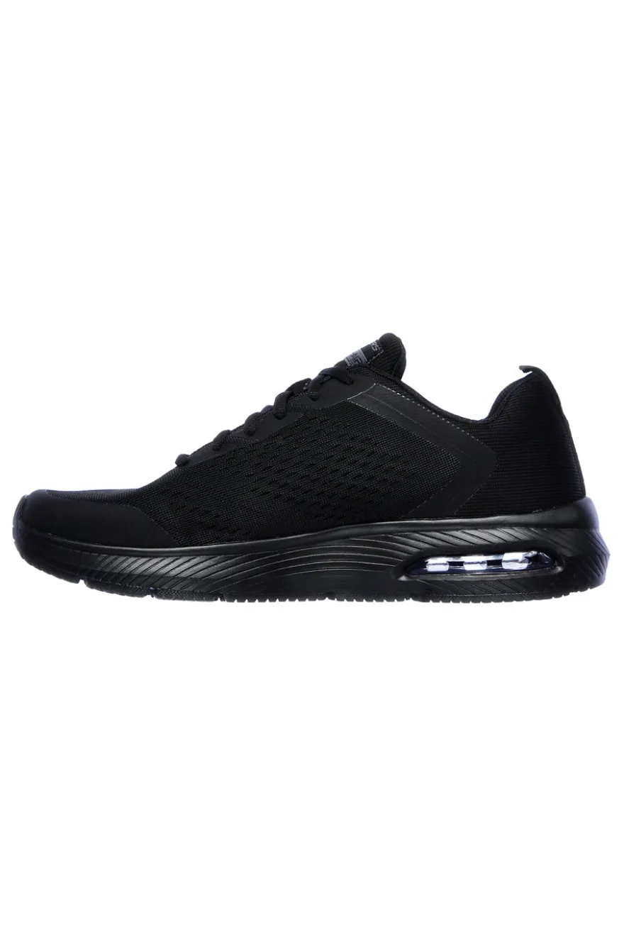 Scarpe nere in mesh con Air Cooled Memory Foam Skechers Dyna-Air Pelland