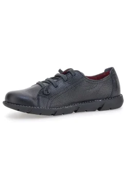Scarpe nere in pelle con suola flessibile Pittarello Tierra 24224