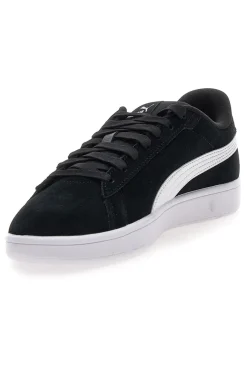 Scarpe nere in pelle con logo laterale Puma Smash 3
