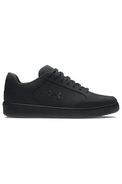 Scarpe nere in pelle con suola piatta Under Armour UA Official
