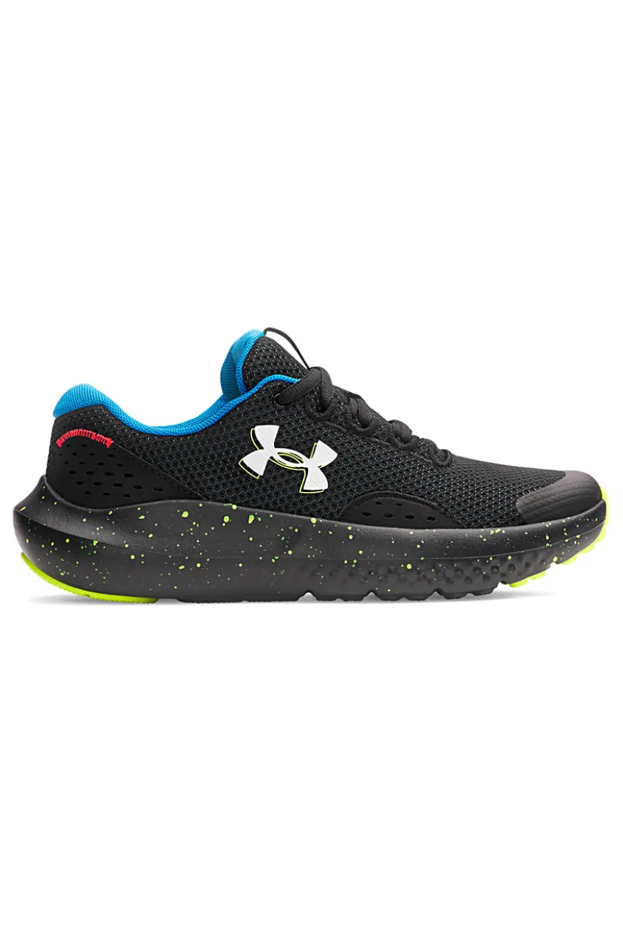 Scarpe nere leggere e traspiranti Under Armour BPS Surge 4 AC