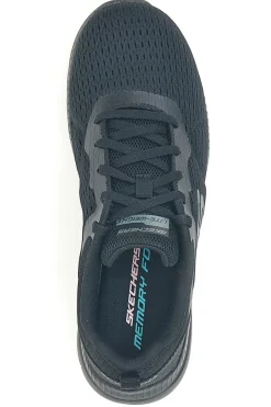 Scarpe nere leggere in mesh con Memory Foam Skechers Bountiful Quick Path