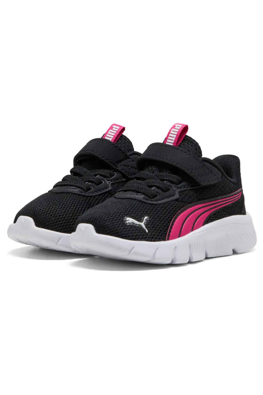 Scarpe nere rosa con chiusura a strappo Puma FlexFocus Modern AC+ Inf