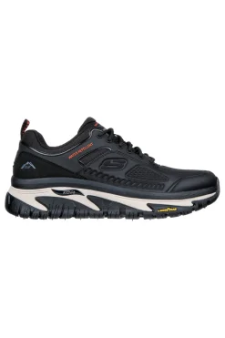 Scarpe outdoor nere water-repellent Skechers Arch Fit Road Walker-Recon