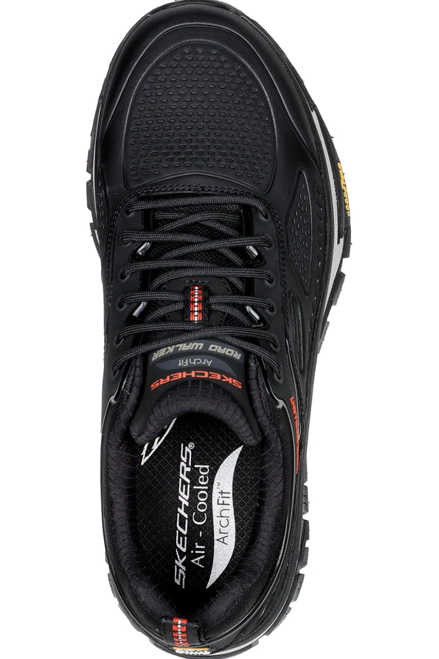Scarpe outdoor nere water-repellent Skechers Arch Fit Road Walker-Recon