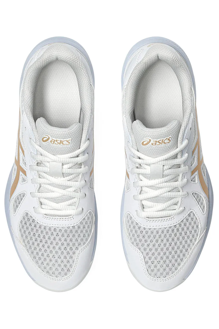 Scarpe pallavolo indoor bianche traspiranti e ammortizzate Asics UPCOURT 6