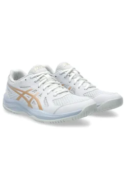 Scarpe pallavolo indoor bianche traspiranti e ammortizzate Asics UPCOURT 6