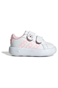 Scarpe Primi Passi bianche con strappi Minnie Adidas Grand Court Minnie CF I
