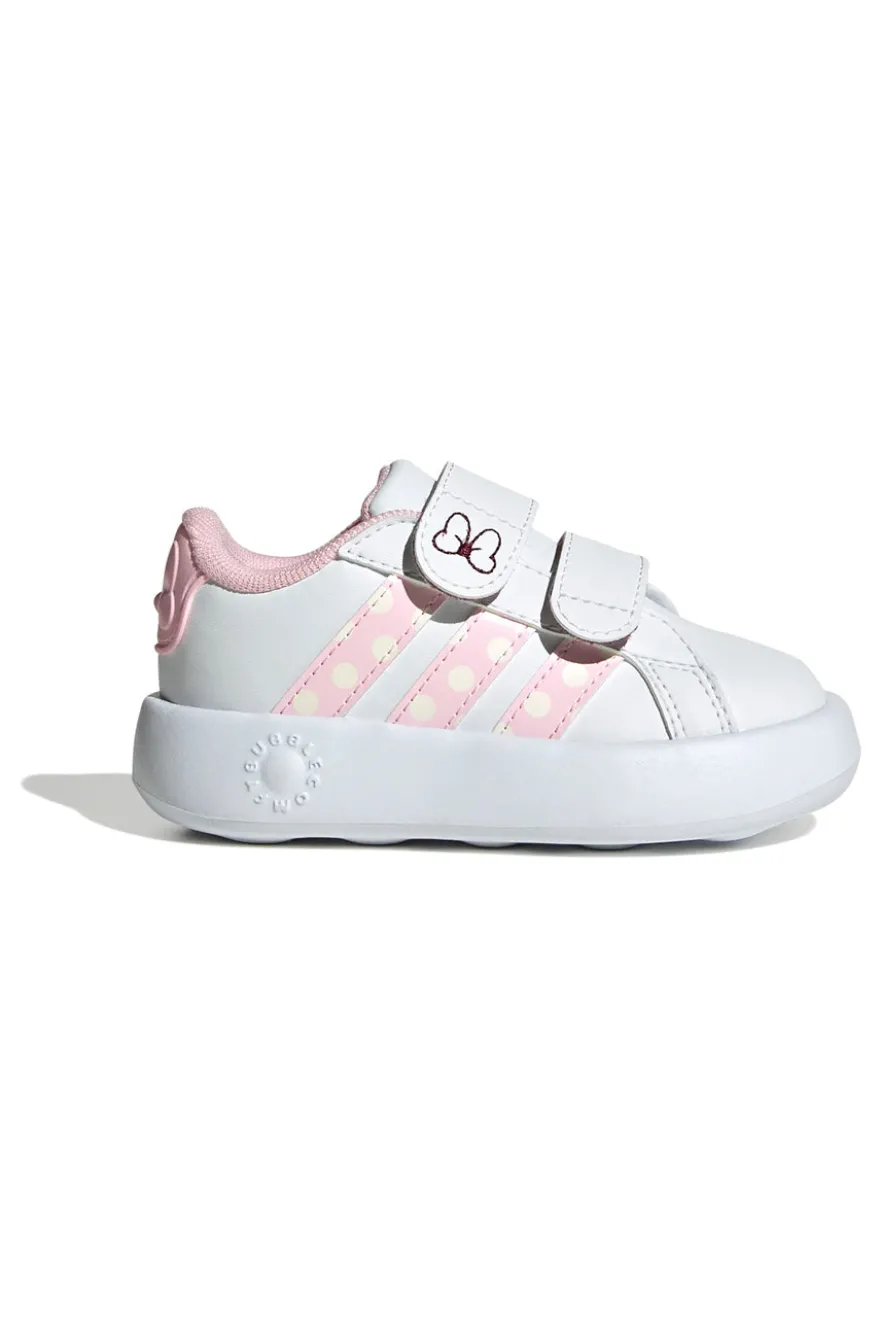 Scarpe Primi Passi bianche con strappi Minnie Adidas Grand Court Minnie CF I