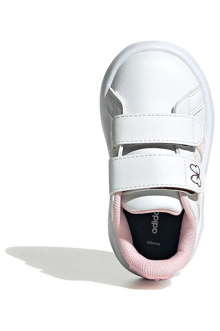 Scarpe Primi Passi bianche con strappi Minnie Adidas Grand Court Minnie CF I