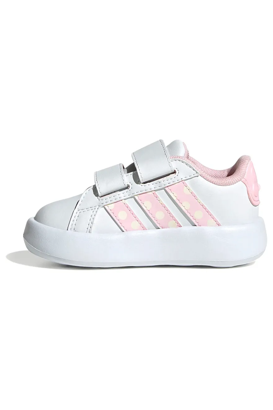 Scarpe Primi Passi bianche con strappi Minnie Adidas Grand Court Minnie CF I