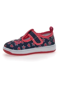 Scarpe Primi Passi Jeans e Fucsia in Tela Snoopy 2216111