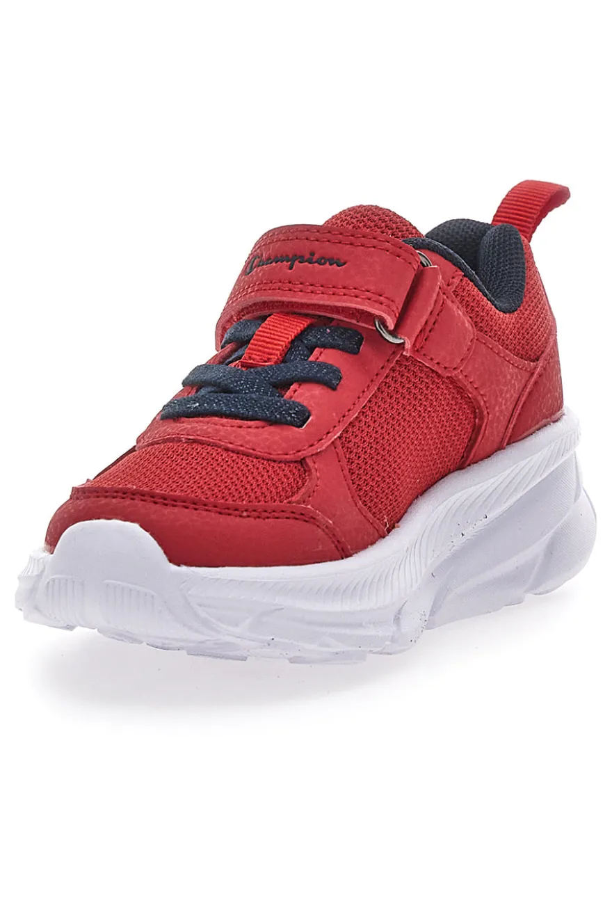 Scarpe Primi Passi Rosse in Mesh con Velcro CHAMPION HRO B TD low cut shoe